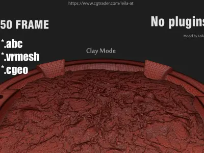 Jacuzzi hot tub spa - ANIMATED  -  550 FRAME Water Simulation 3D model