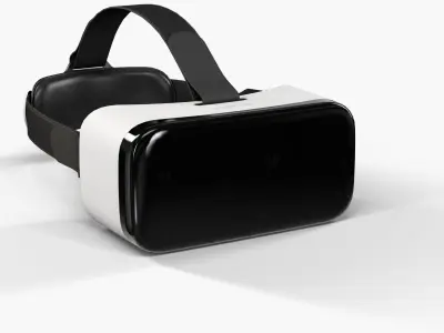 Alcatel VR Goggles Low-poly 3D model