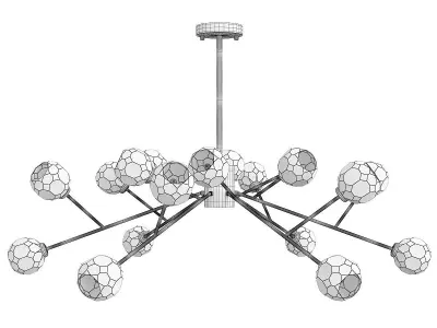 RH Boule De Cristal smoky 18 Low-poly 3D model