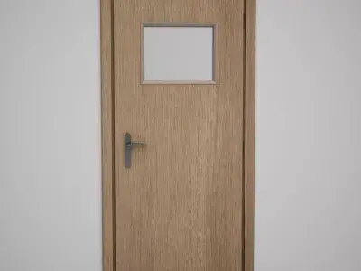 CGAxis Door 3D model