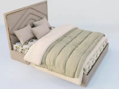 Delphinium Ogioni Bed 3D model
