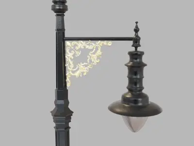London Street Lamp 3D model