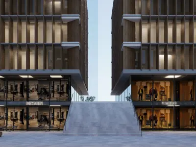 Hotel Project 3D model