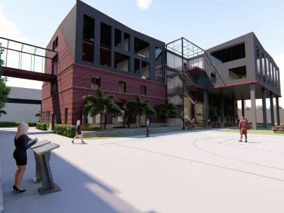 Fine Arts High School - Full Project 3D model