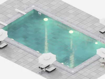 Swimming Pool 1 3D model