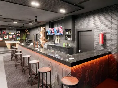 Beer Pub 3D model