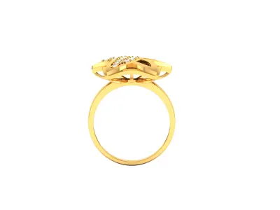 Women Ring  Render 3dm STL OBJ FBX Details 3D print model 185