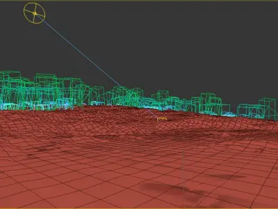 Rocky terrain  3D model