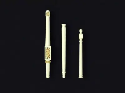leg High quality 3d models for processing on a cnc machine 3D model shop