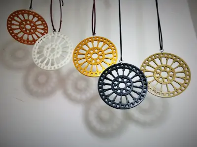 Medieval rose window Ostuni Cathedral  3D print model