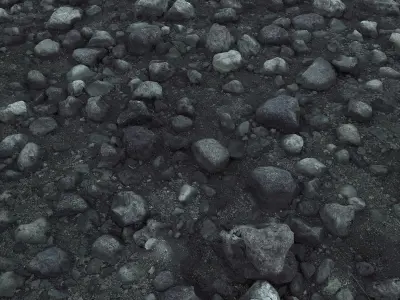 Black Desert 16K Low-poly 3D model