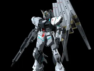 Nu gundam RX-93 3D model