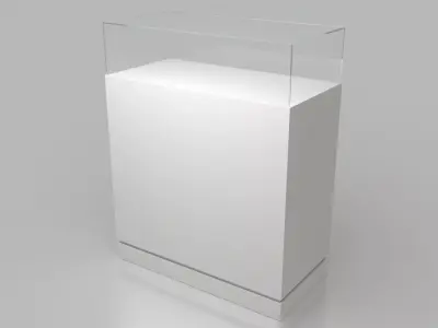 Exhibition Display Stand Pack   Modular Showcase 3D Model 3D model