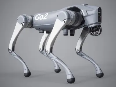  Unitree Go2 Robot Dog PBR 