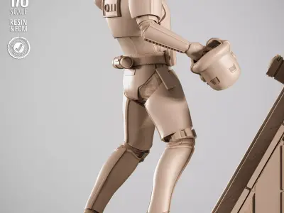 STAR WARS Luke Stormtrooper Sculpture 3D print model