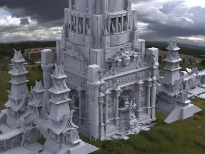 Dukes Grand tower 3  3D model