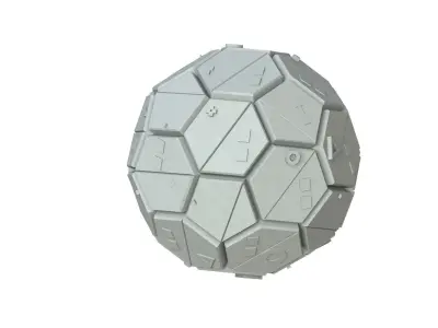 Sci Fi Object No 2178 Low Poly Low-poly 3D model