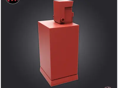 Newspaper Vending Machine 3D print model