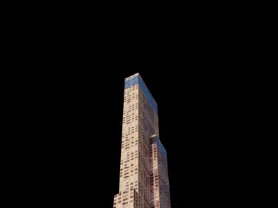 Carnegie Hall Tower - NYC Low-poly 3D model
