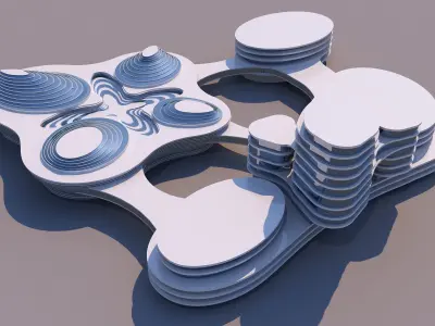 0119 - Modern Building 3D model