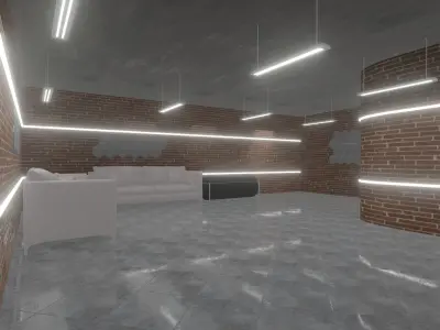 Loft Interior 3D model get