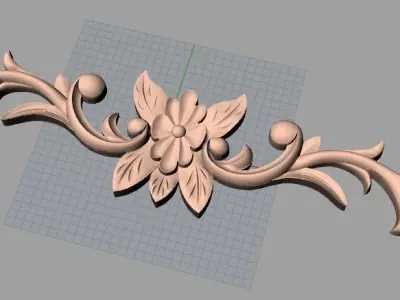 CNC 3D relief design STL format file used for artcam aspire E719 3D model