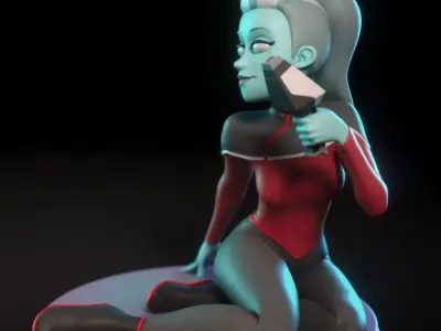 Jennifer from Star Trek Lower Decks 3D print model