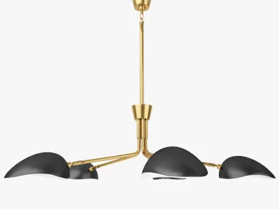 Robert Abbey Lighting Rico Espinet Racer Chandelier 3D model