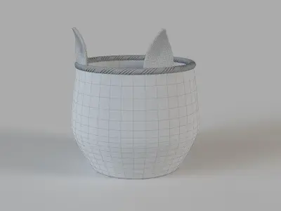 Fox Floor Bin 3D model