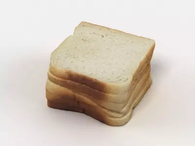 Toast 001 3D model