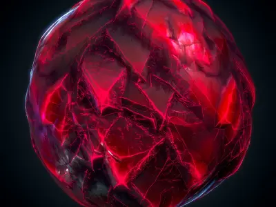 Crystal material Stylized - VOL 31 - Maps - Sbsar Texture