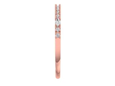 Solitaire Women Light Weight Marquise Stone Band Ring 3D print model