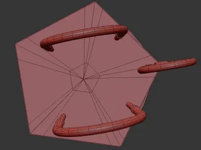 VALENCIA light fixture with circular shape 3D model