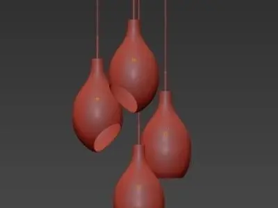 YBFQ LED Elegante pentant 3D model