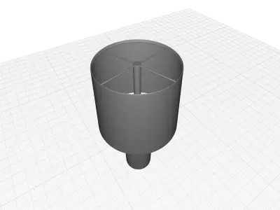 Evalyn Composite Table Lamp 3D model