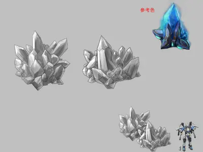 Legacy - Crystal Ore 01 3D model