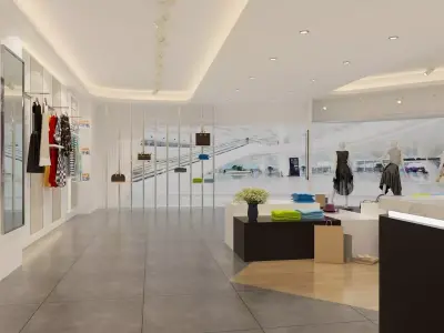 Clothing Store 05 3D model