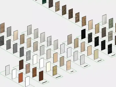 Material - Texture Revit Family 3D model