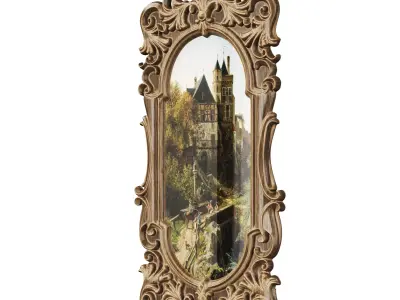 Frame Low-poly 3D model