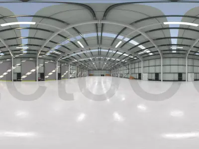 HDRI - Warehouse Interior 2b - 8k resolution Texture