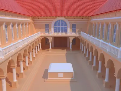 Vintage Palace Environment 3D model