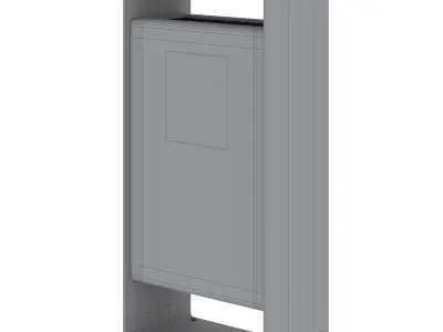 Litter bin Radium by mmcite 3D model