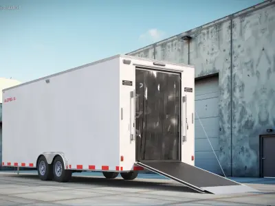  Mobile Morgue Trailer Carrier Cooled Kubota Powered with Interior 