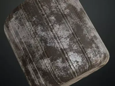 Dirty Metal Rollup Door PBR Seamless Texture