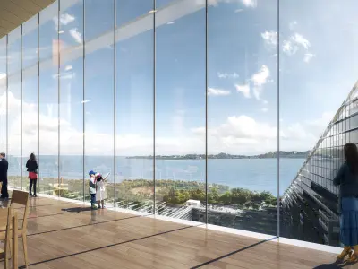 uturistic Waterfront Mixed Use Landmark Complex 3D model