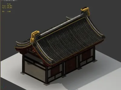 Song dynasty-side room 01 3D model