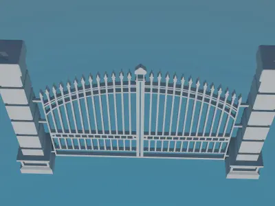 Classic Gate Door 3D print model