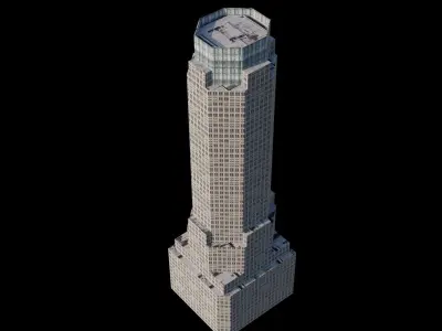 383 Madison Ave - NYC Low-poly 3D model