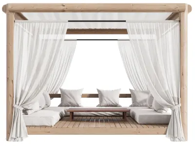 Garden Lounge Structure 03 3D model