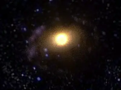 Lenticular Galaxy 3D model